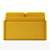 Bjork Mustard 153: Sleek and Stylish 3-Seater Sofa 3D model small image 3