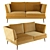 Modern Comfort: Sofa Tomeo 3D model small image 1