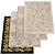 Elegant 200x300cm Carpet 3D model small image 1