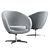 Modern Dani Lounge Chair 3D model small image 1