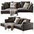 B&B Italia Charles Large: Sleek Designer Sofa 3D model small image 1