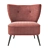 Luxurious Franck Velvet Chair 3D model small image 4