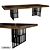 Elegant Molteni & C Codex Desk 3D model small image 1