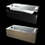 Luxury Whirlpool Bath Tub 3D model small image 3