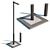 Sleek Modern Lantern Duo 3D model small image 1