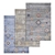 Luxury Carpets Set - High-Quality Textures | 3 Variants 3D model small image 1