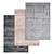 Premium Carpet Set: High-Quality Textures, Multiple Variations 3D model small image 1