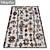 High-Quality Carpets Set 3D model small image 2