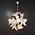 Ramsele Floral Pendant Lamp 3D model small image 1