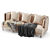 Luxurious Bentley Stamford Sofa 3D model small image 4