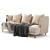 Luxurious Bentley Stamford Sofa 3D model small image 5