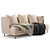 Luxurious Bentley Stamford Sofa 3D model small image 9
