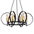 Elegant Liberty Pendant Chandelier 3D model small image 1