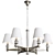 MW-Light DelRey 6 - Stylish Adjustable Chandelier 3D model small image 3