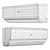 Cool and Efficient AUX Air Conditioners 3D model small image 3