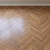 French Oak Chevron Parquet Board 3D model small image 3