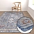 Luxury Texture Carpets Set 3D model small image 5