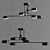 Sleek Tubetto Pendant Lights 3D model small image 4