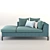 Italian Outdoor Elegance: Ray Sofa 3D model small image 3