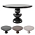 Elegant Marble Dining Table 3D model small image 7