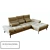 Modern Bolzano Corner Sofa - Latvian Craftsmanship 3D model small image 2