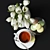 Morning Delights: Coffee, Macarons & Blooms 3D model small image 3