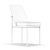 Sleek Metal Frame Dining Chair 3D model small image 5