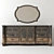 Vintage Loft-Style Chest of Drawers 3D model small image 5