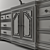 Vintage Loft-Style Chest of Drawers 3D model small image 9