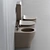 Ceramica Flaminia App WC - Stylish Close-Coupled Ceramic Toilet 3D model small image 2