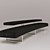 Elegant ClassiCon Eileen Gray Bench 3D model small image 1