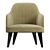 Modern Poliform Jane Armchair 3D model small image 2