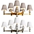 MW-Light DelRey 8 - Elegant Ceiling Chandelier 3D model small image 1