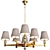 MW-Light DelRey 8 - Elegant Ceiling Chandelier 3D model small image 2