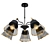 Eget 2197 - Modern 5-Lamp Chandelier 3D model small image 1