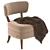 Luxury Tosconova Cigar Chair 3D model small image 1