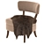 Luxury Tosconova Cigar Chair 3D model small image 2