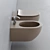 App Wall-Hung WC & Bidet 3D model small image 2