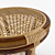 Eco-friendly Rattan Side Table 3D model small image 3