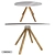 Modern Cuckoo Accent Tables 3D model small image 2