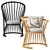 Raggi AM.PM - Designer Chairs by Emmanuel Gallina 3D model small image 1