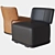 Amoenus Soft Armchair: Luxurious Comfort 3D model small image 1