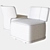 Amoenus Soft Armchair: Luxurious Comfort 3D model small image 3