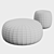 Maxi Round Pouf 3D model small image 2