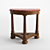 Elegant D-End Table: Demi-Lune Design 3D model small image 2