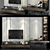 Sleek TV Shelf Set 119 3D model small image 1