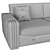Elegant Formenti 3-Seat Sofa 3D model small image 5