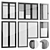 Blind-Integrated Windows by Finstral 3D model small image 6