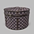 Vintage Round Chests: Industrial-Style Storage 3D model small image 8