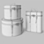 Vintage Round Chests: Industrial-Style Storage 3D model small image 12